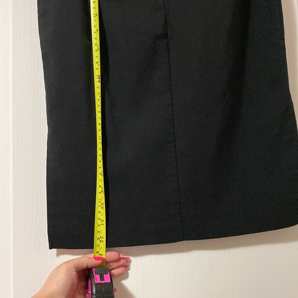 Primadonna black pencil skirt with side slits size 3/4 - Picture 7 of 7